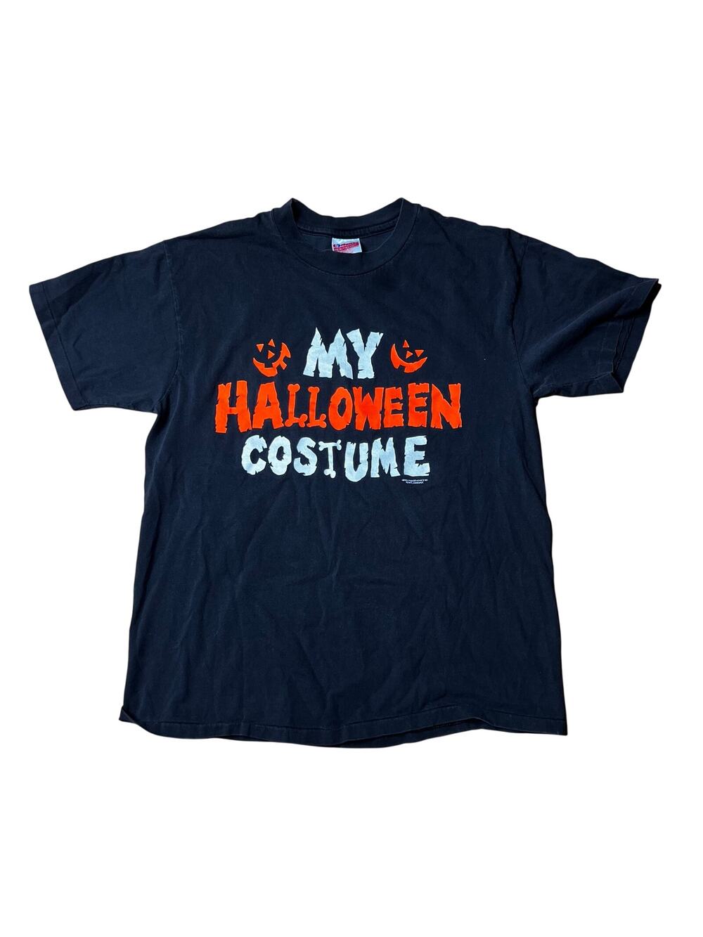 Vintage 80s 90s Halloween T Shirt Glow In The Dark Large